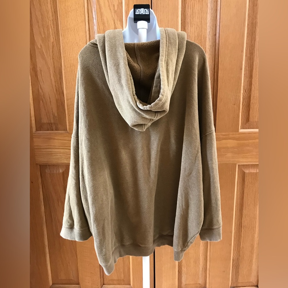 Free People Maxed Out Hoodie Khaki - Picture 5 of 10